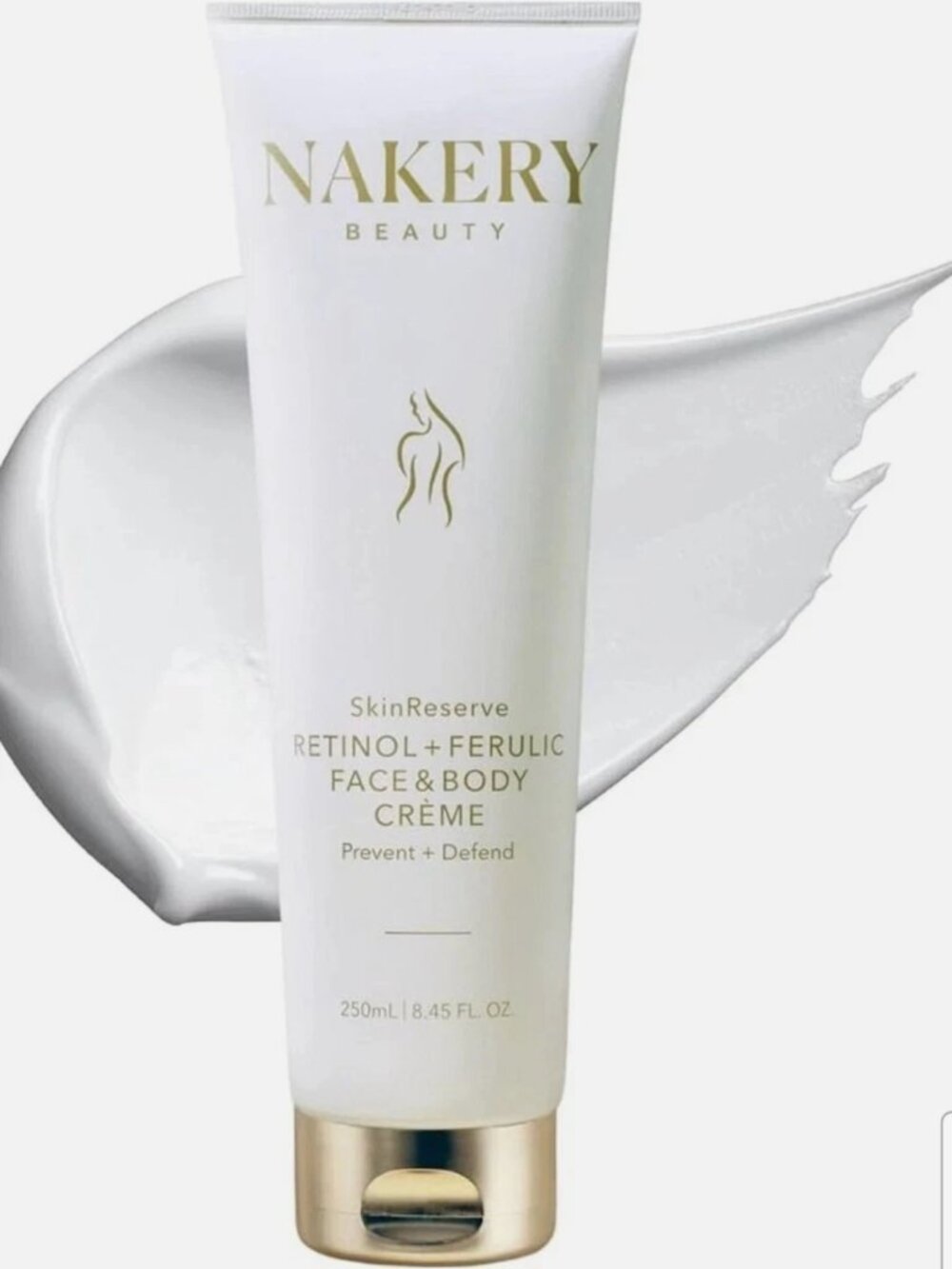 Nakery Beauty SkinReserve Retinol + Ferulic Face & Body Cream 8.45 oz NEW